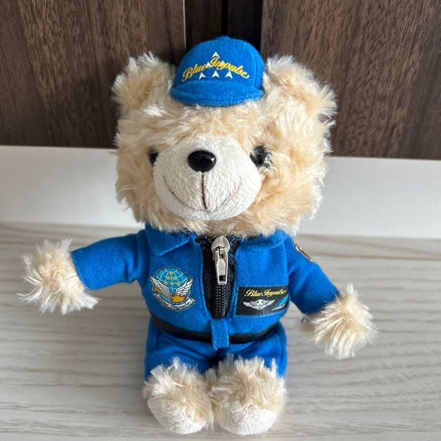 航空自衛隊 ブルーインパルス blueimpulse 特大ベアぬいぐるみ 航空自衛隊 ブルーインパルス ヘルメット 特大サイズ ベア JASDF